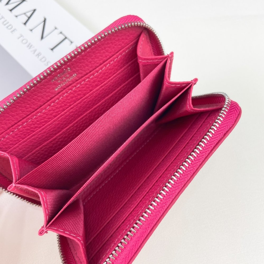 Purse Hermes Silk in leather фото 4