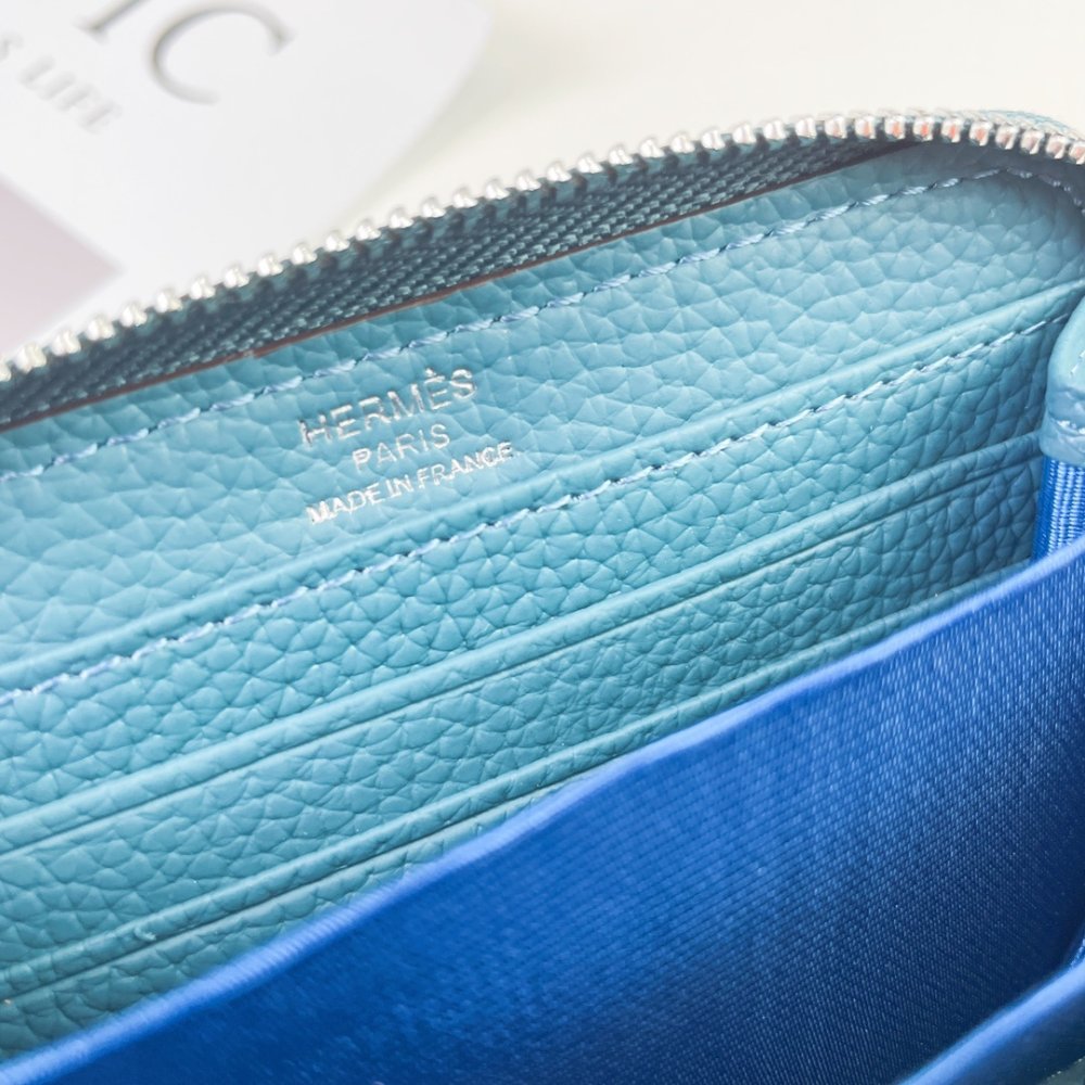 Purse Hermes Silk in leather фото 5