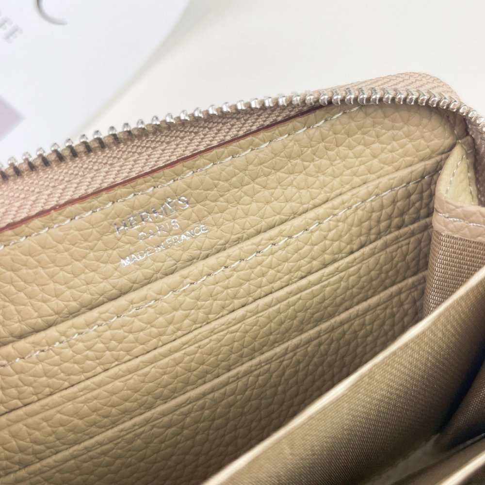 Purse Hermes Silk in leather фото 5