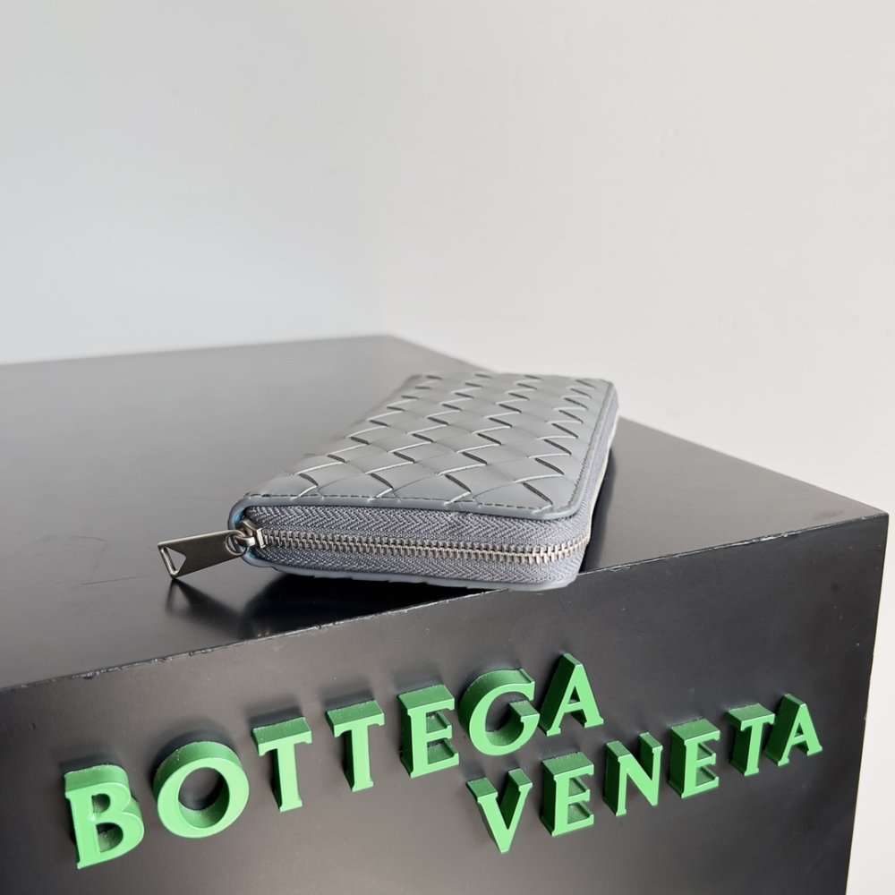 Кошелек из плетеной кожи 19 см фото 2