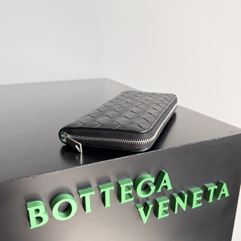 Кошелек из плетеной кожи 19 см фото 2