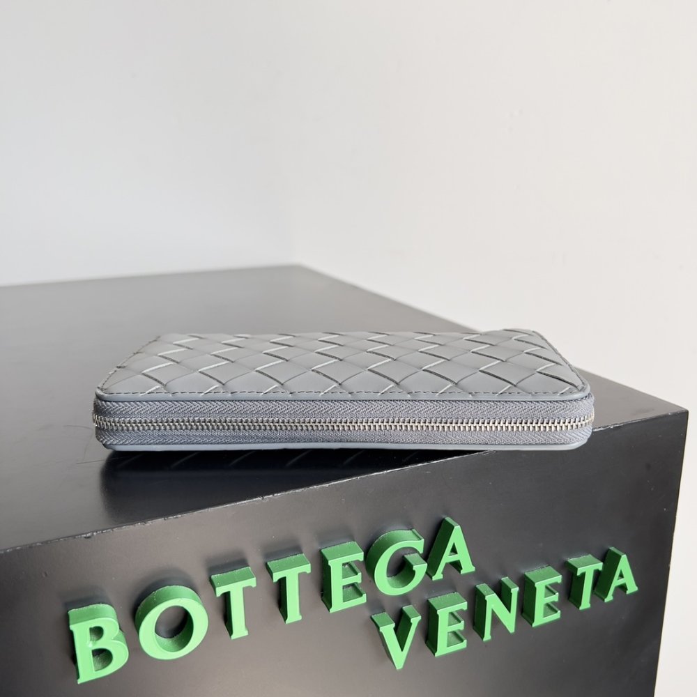 Кошелек из плетеной кожи 19 см фото 3