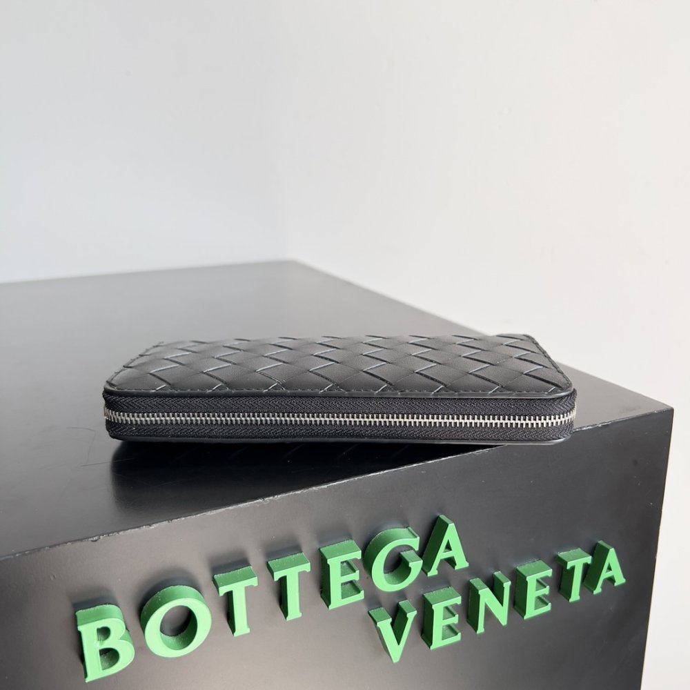 Кошелек из плетеной кожи 19 см фото 4