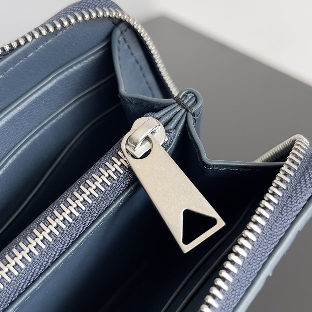 Кошелек из плетеной кожи 19 см фото 5