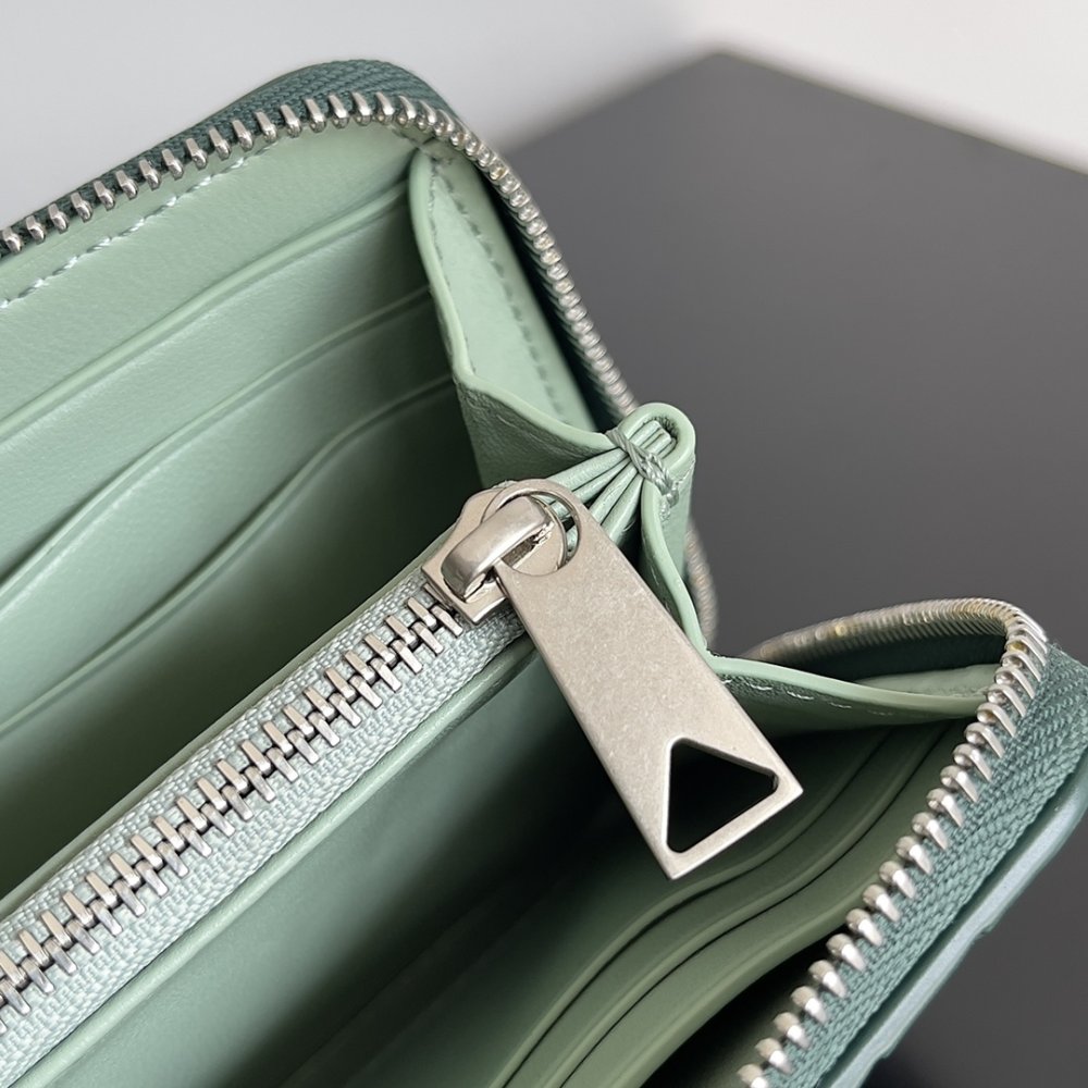 Кошелек из плетеной кожи 19 см фото 5