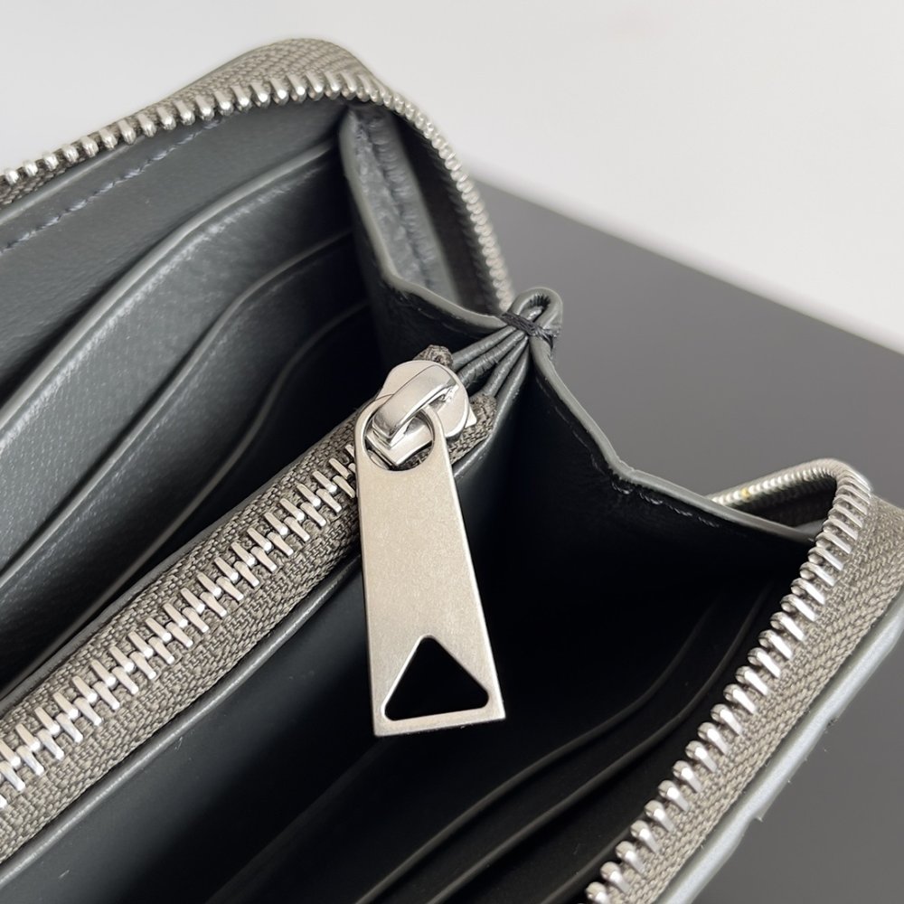 Кошелек из плетеной кожи 19 см фото 5