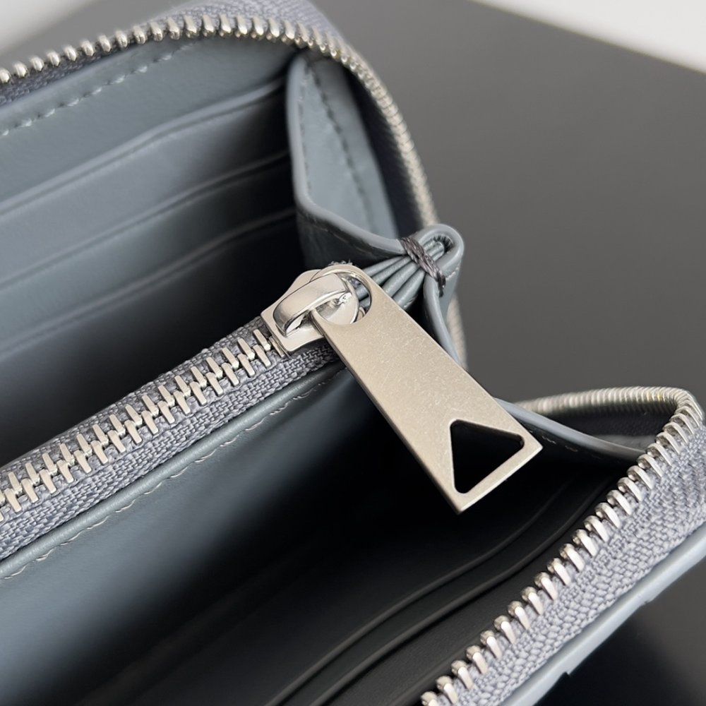 Кошелек из плетеной кожи 19 см фото 5