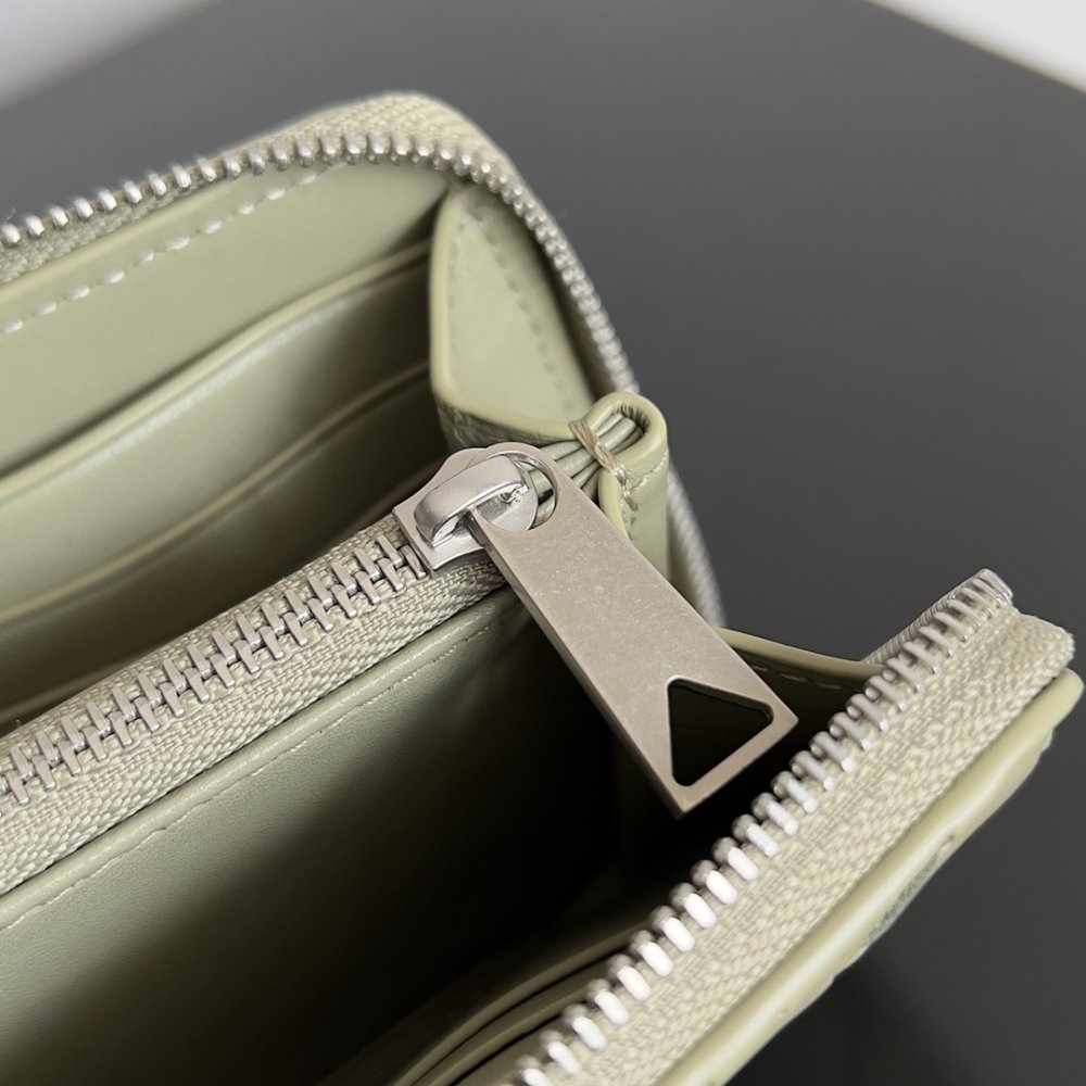 Кошелек из плетеной кожи 19 см фото 5