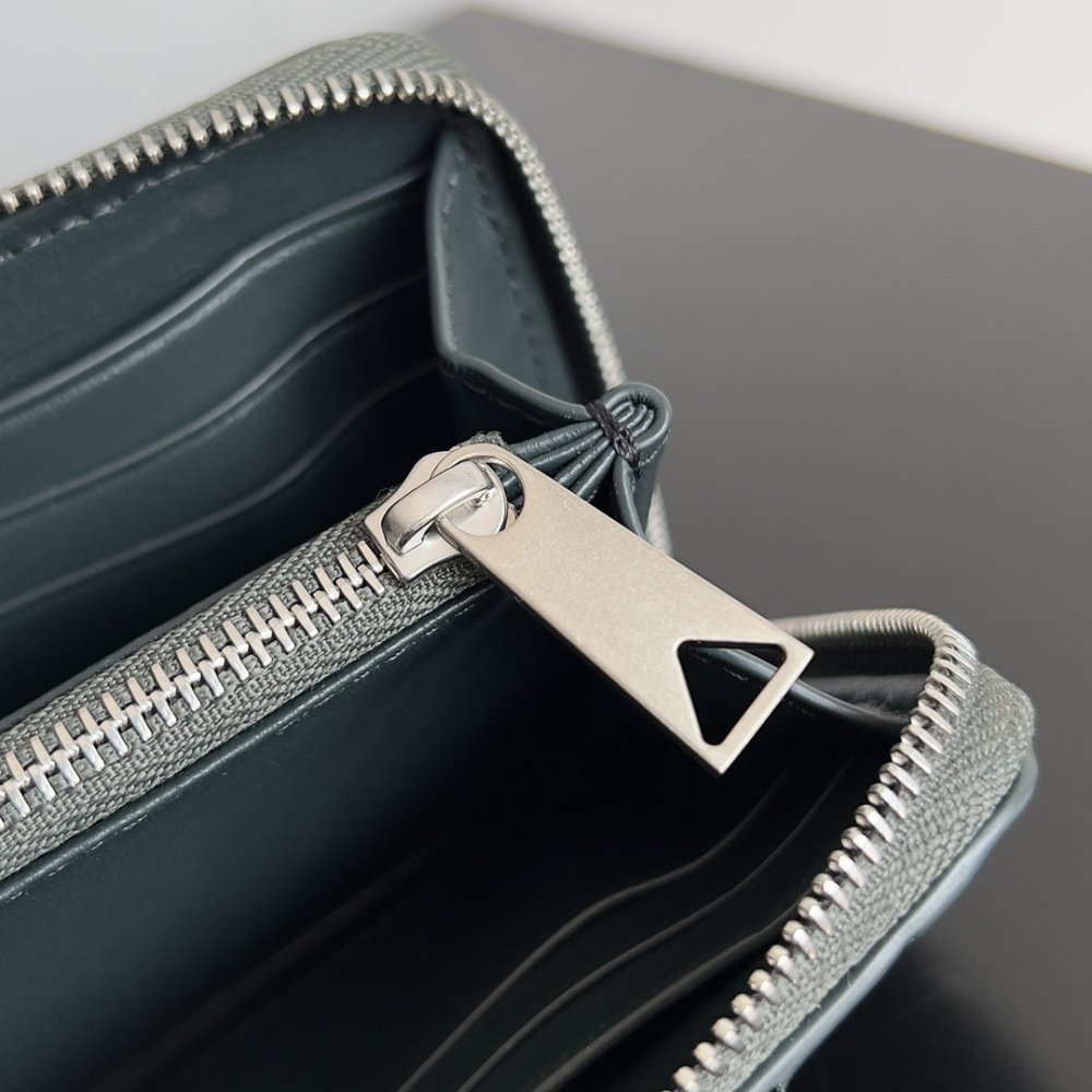 Кошелек из плетеной кожи 19 см фото 5