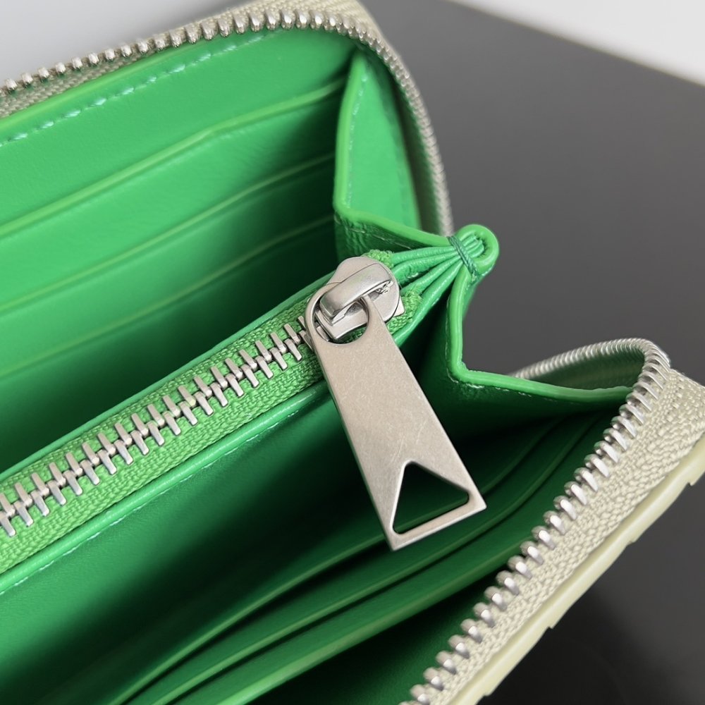 Кошелек из плетеной кожи 19 см фото 6