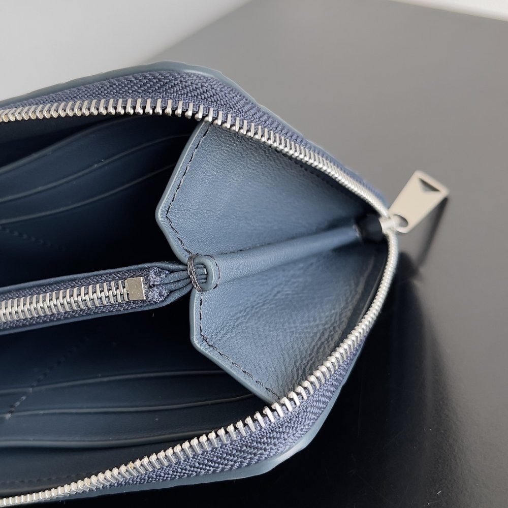 Кошелек из плетеной кожи 19 см фото 6