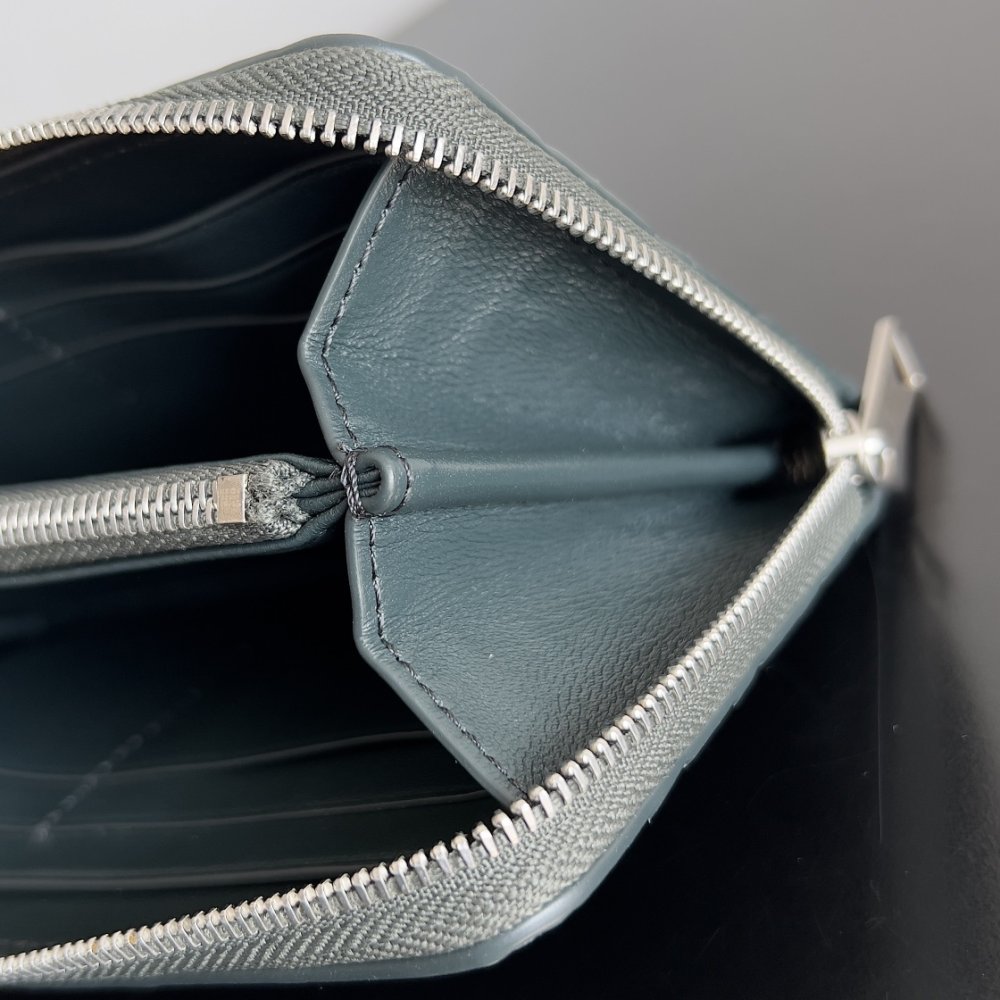 Кошелек из плетеной кожи 19 см фото 6