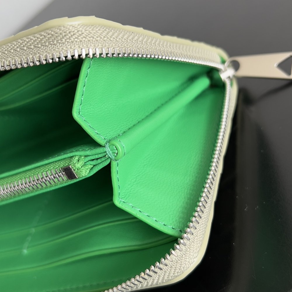 Кошелек из плетеной кожи 19 см фото 7