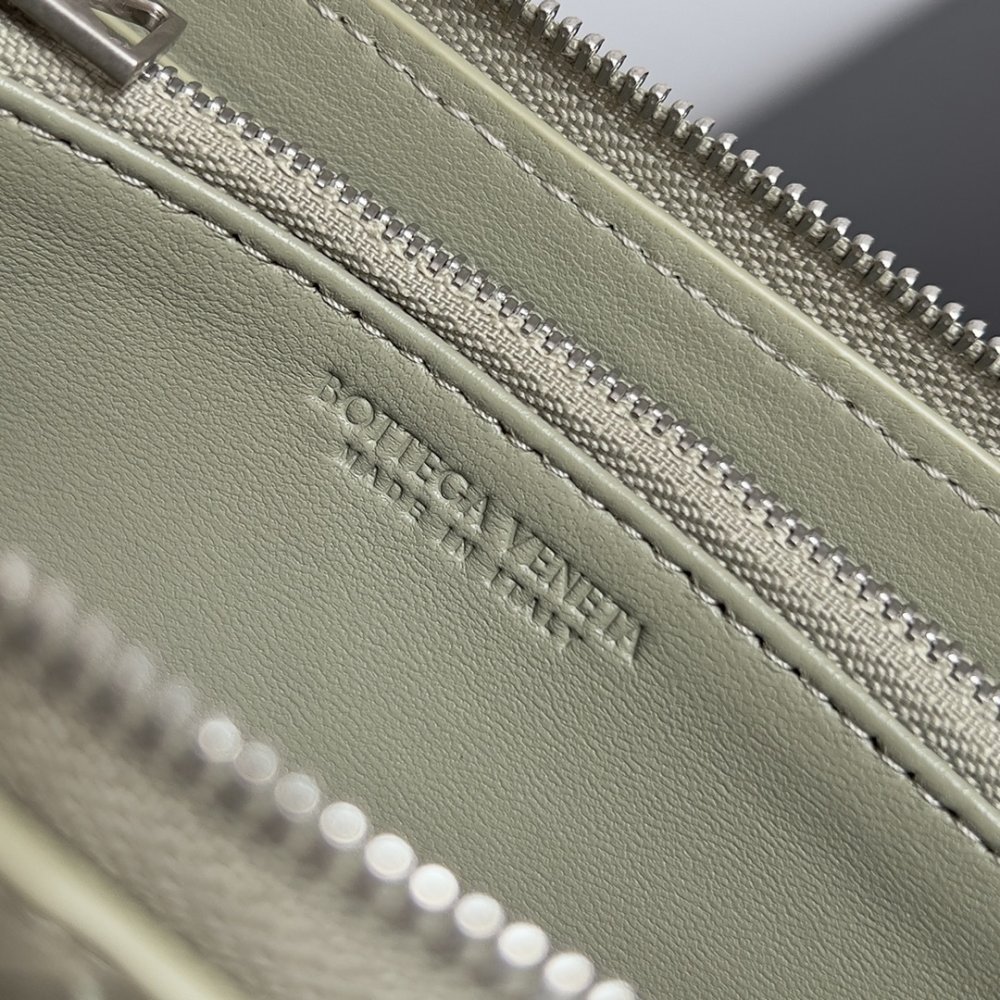 Кошелек из плетеной кожи 19 см фото 7