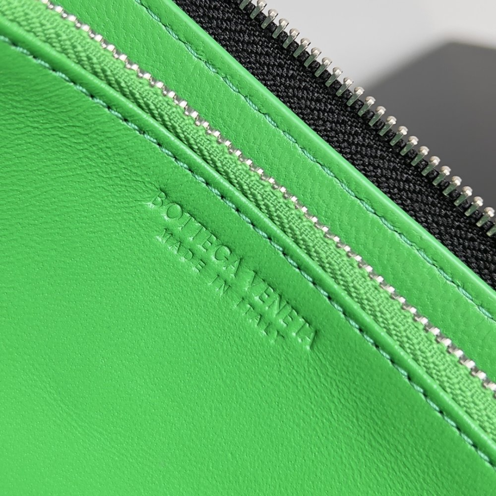 Кошелек из плетеной кожи 19 см фото 7