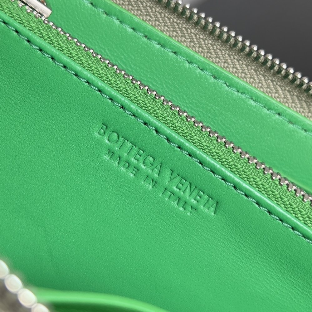 Кошелек из плетеной кожи 19 см фото 8