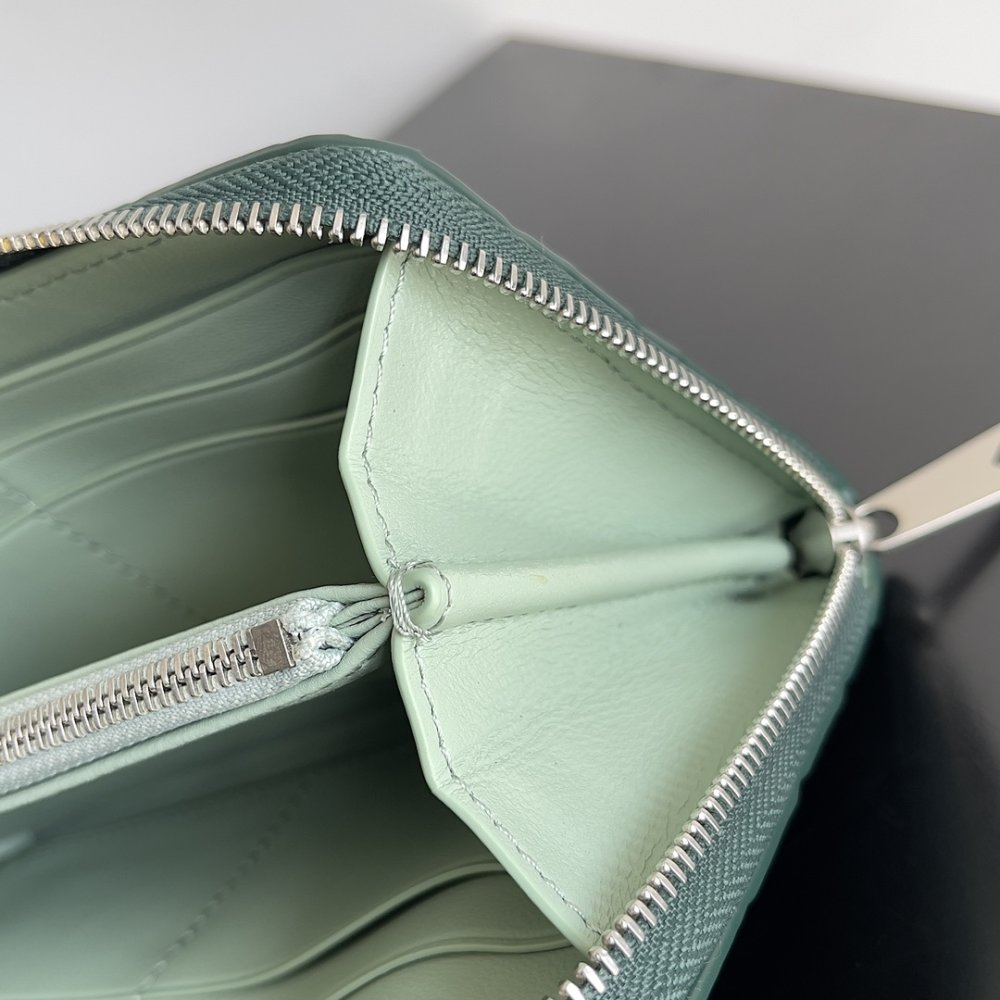 Кошелек из плетеной кожи 19 см фото 8