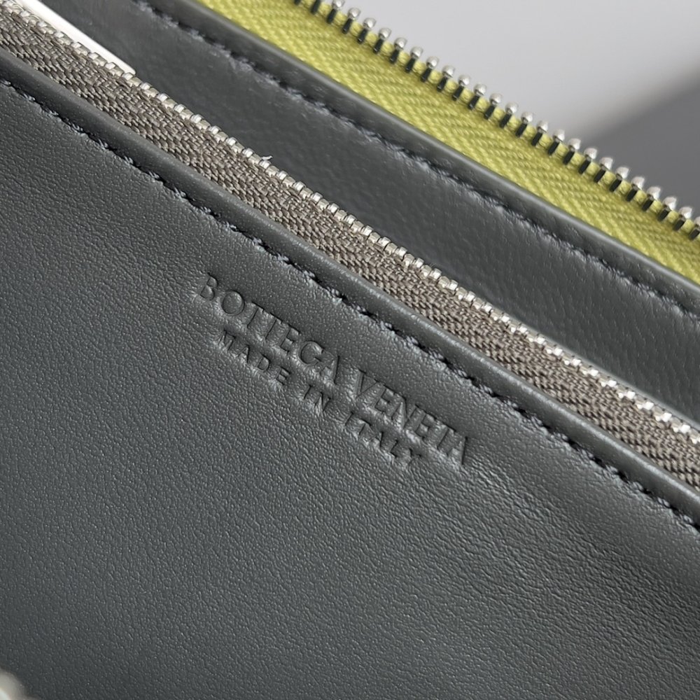 Кошелек из плетеной кожи 19 см фото 8