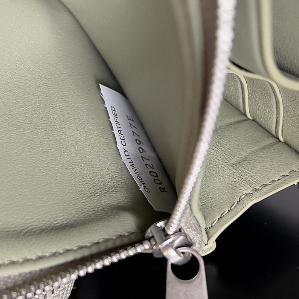 Кошелек из плетеной кожи 19 см фото 8