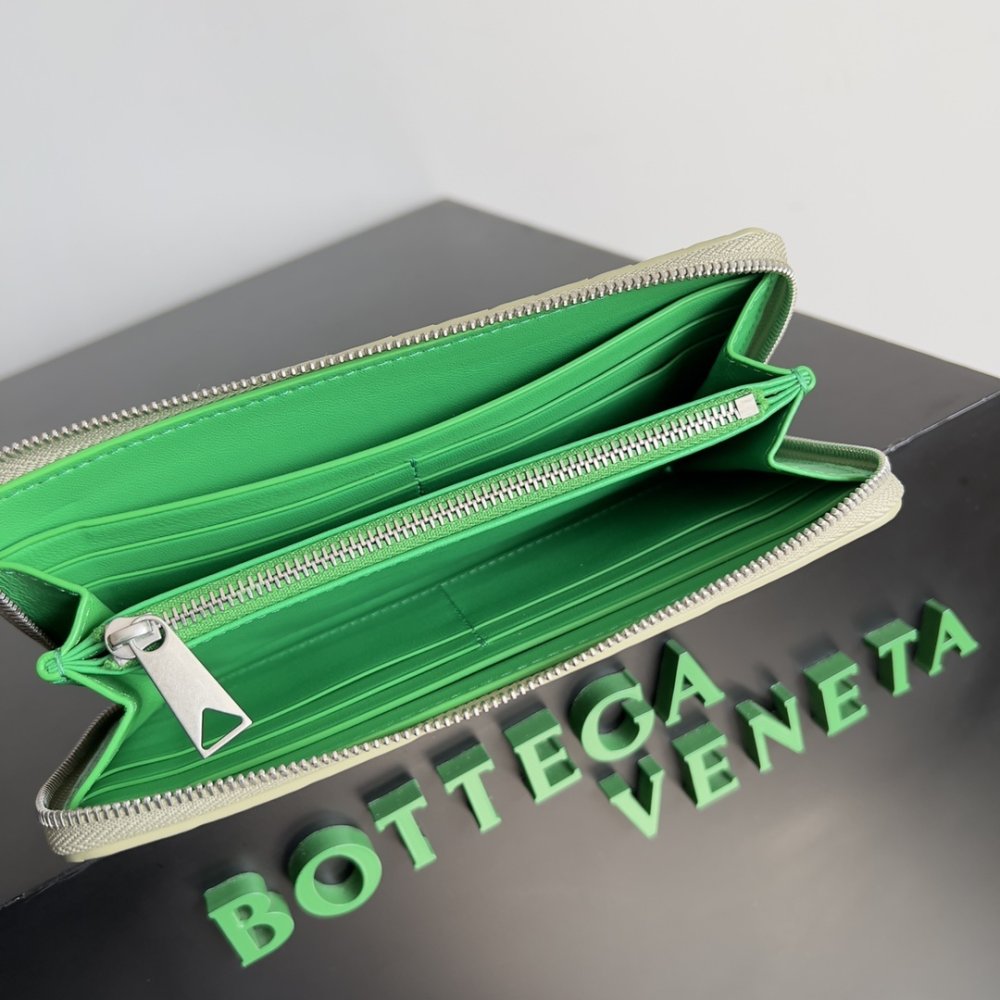 Кошелек из плетеной кожи 19 см фото 9