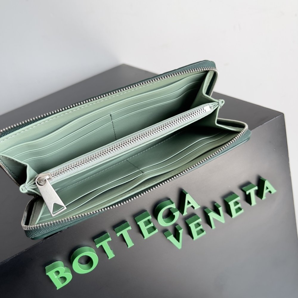 Кошелек из плетеной кожи 19 см фото 9