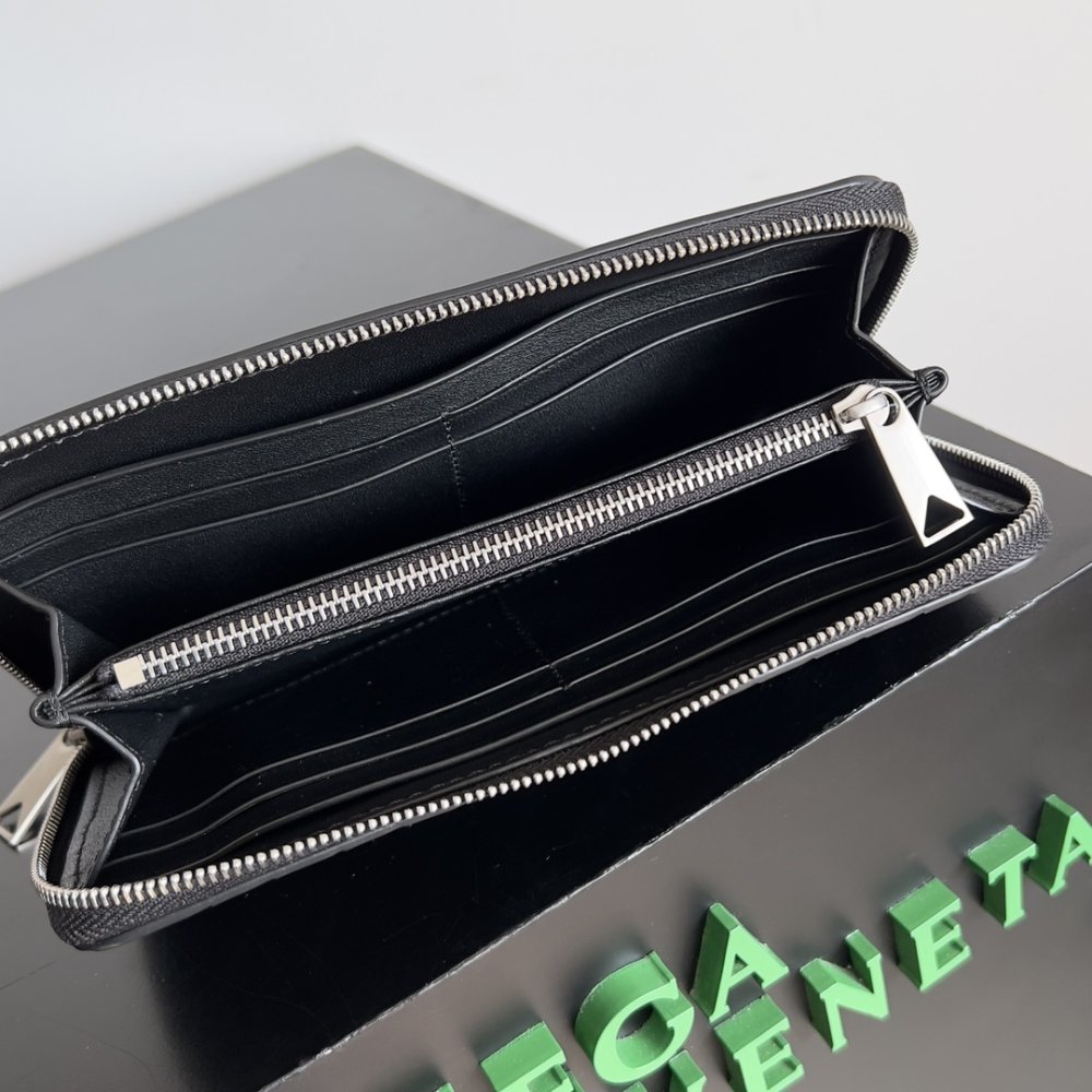 Кошелек из плетеной кожи 19 см фото 9