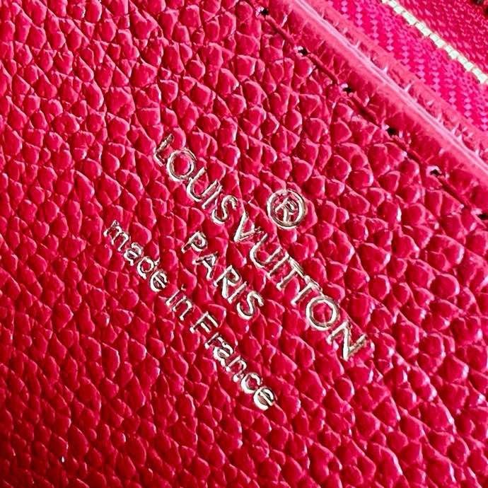 Кошелек красный кожаный фото 6