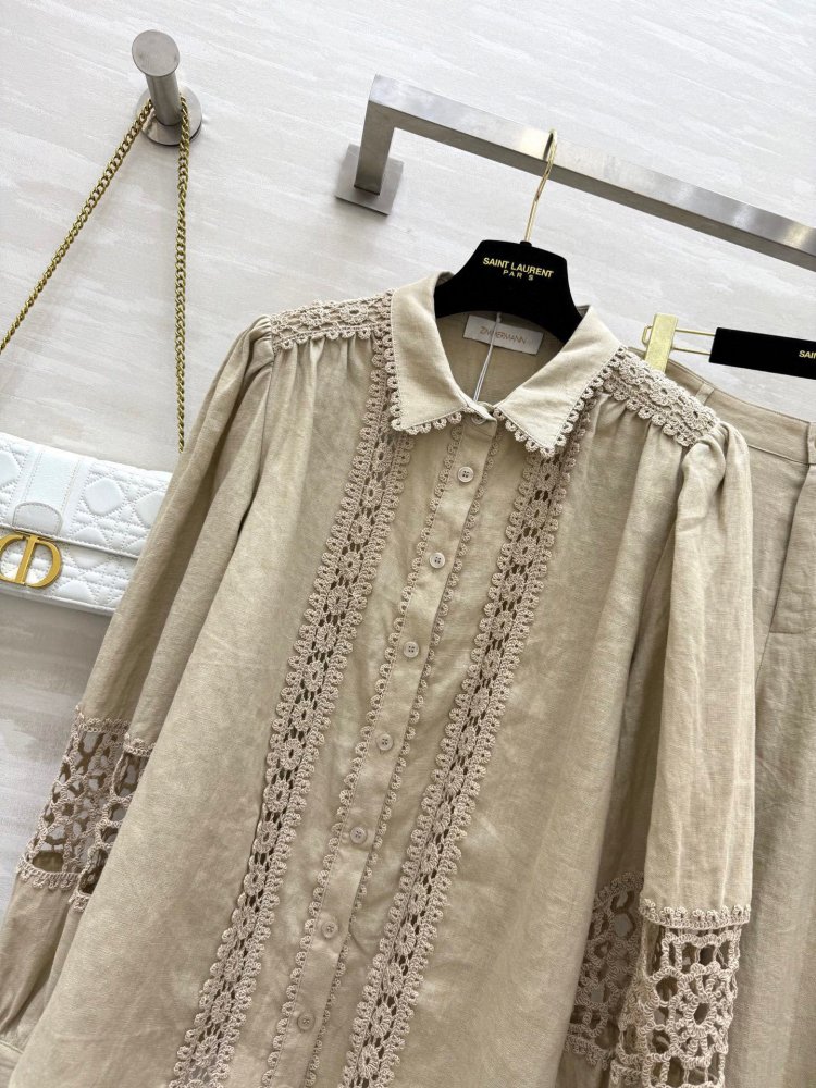 Костюм льняной женский (рубашка и брюки) фото 3