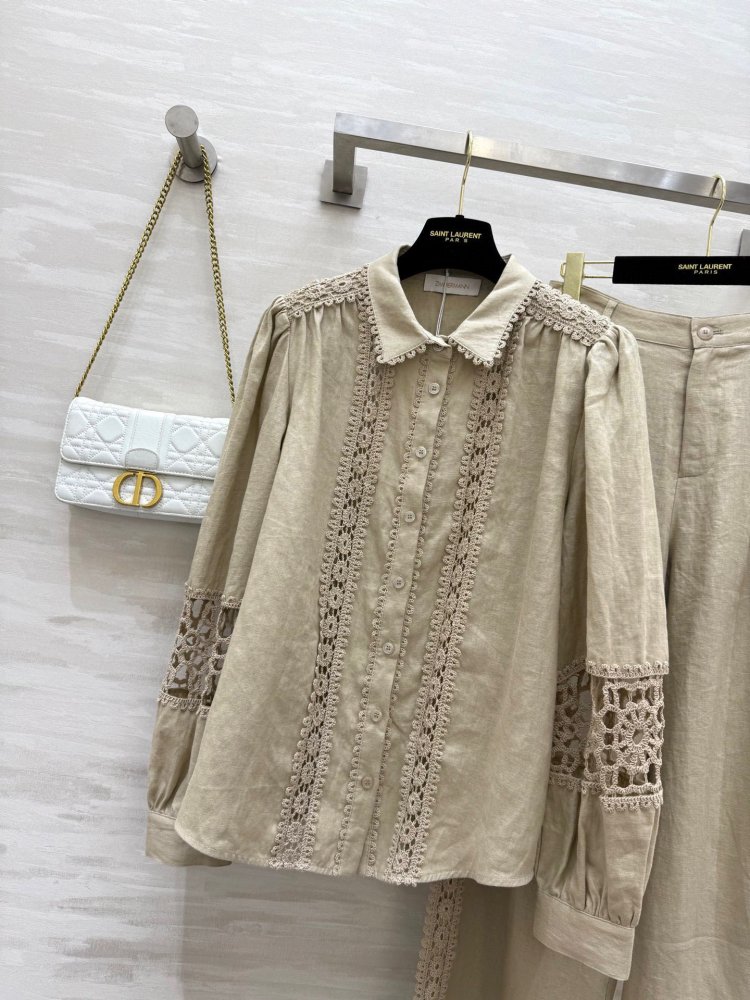 Костюм льняной женский (рубашка и брюки) фото 4