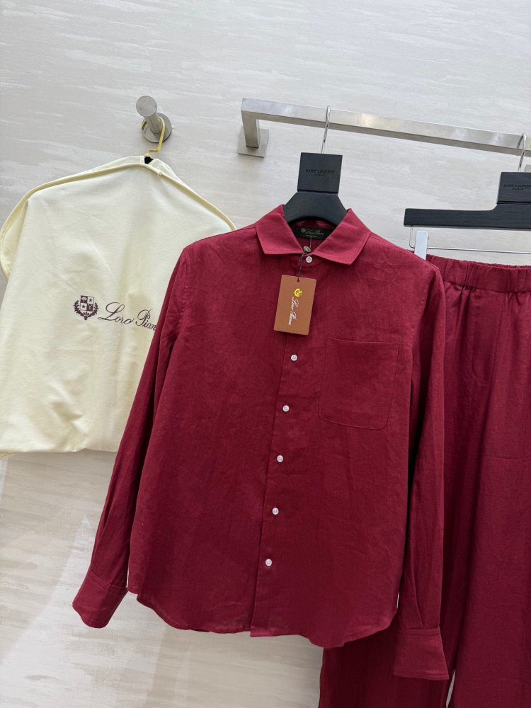 Костюм льняной женский (рубашка и брюки) фото 6