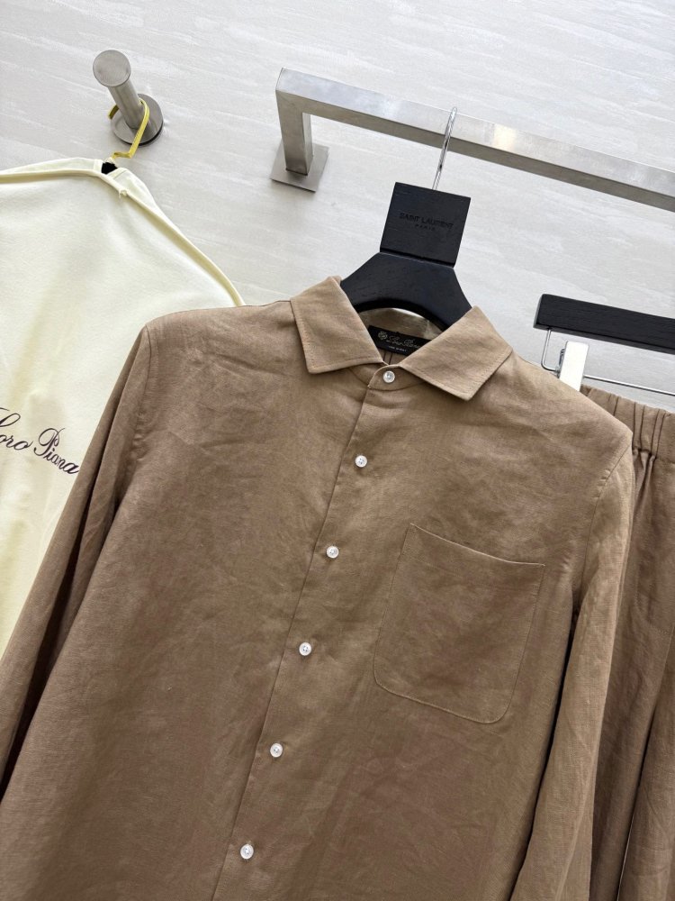 Костюм льняной женский (рубашка и брюки) фото 6