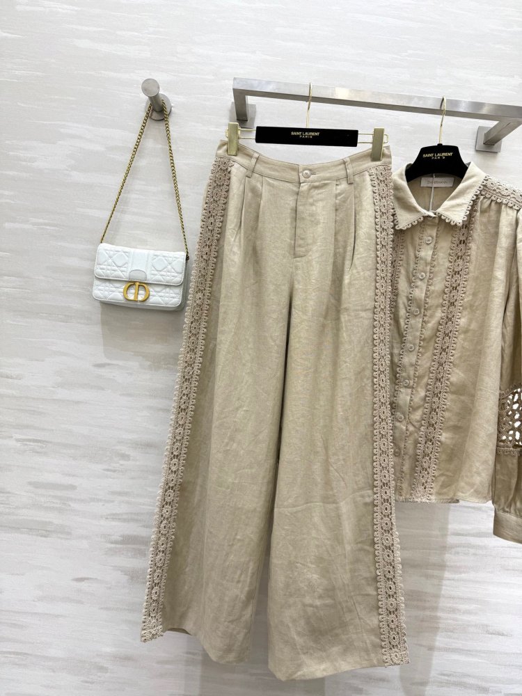 Костюм льняной женский (рубашка и брюки) фото 8