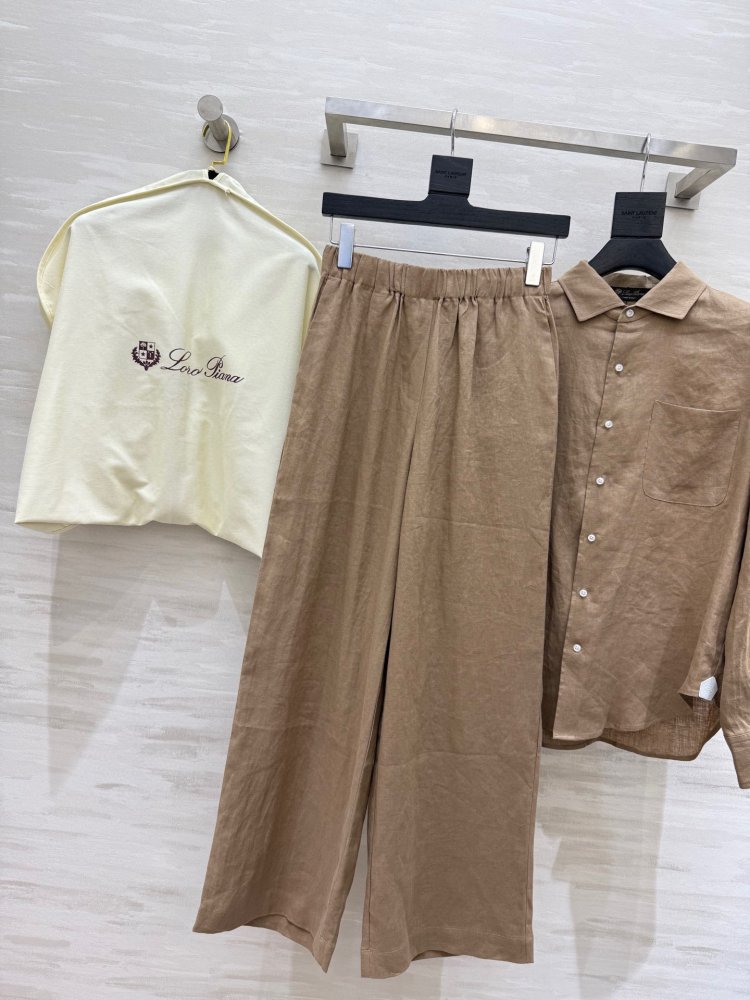 Костюм льняной женский (рубашка и брюки) фото 8