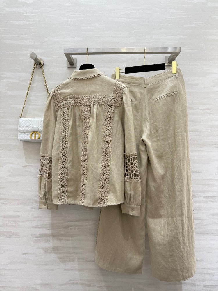 Костюм льняной женский (рубашка и брюки) фото 9