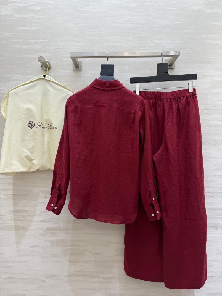 Костюм льняной женский (рубашка и брюки) фото 9