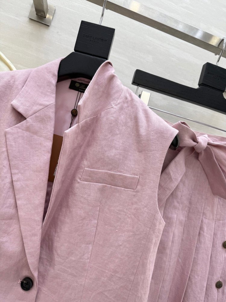 Костюм лляної жіночий (жилет і спідниця) фото 3