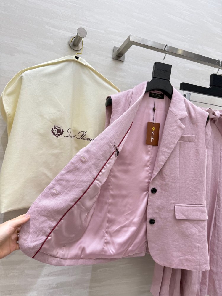 Костюм лляної жіночий (жилет і спідниця) фото 7