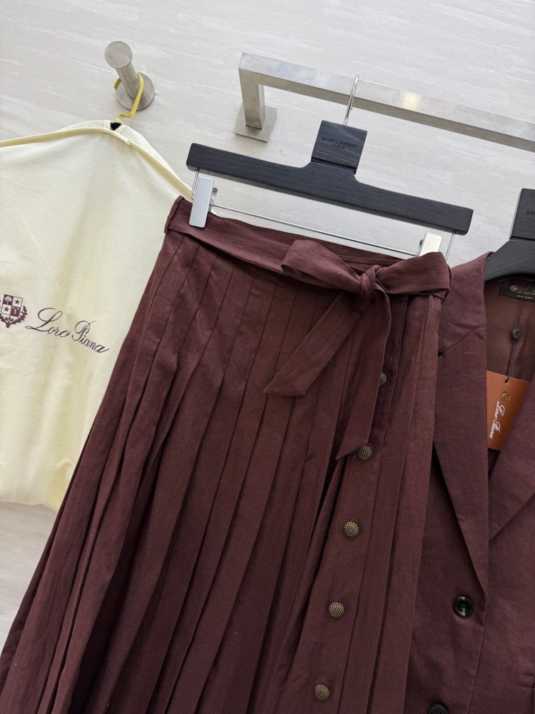 Костюм лляної жіночий (жилет і спідниця) фото 7