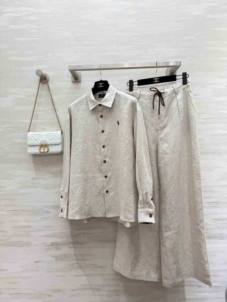 Костюм льняной женский