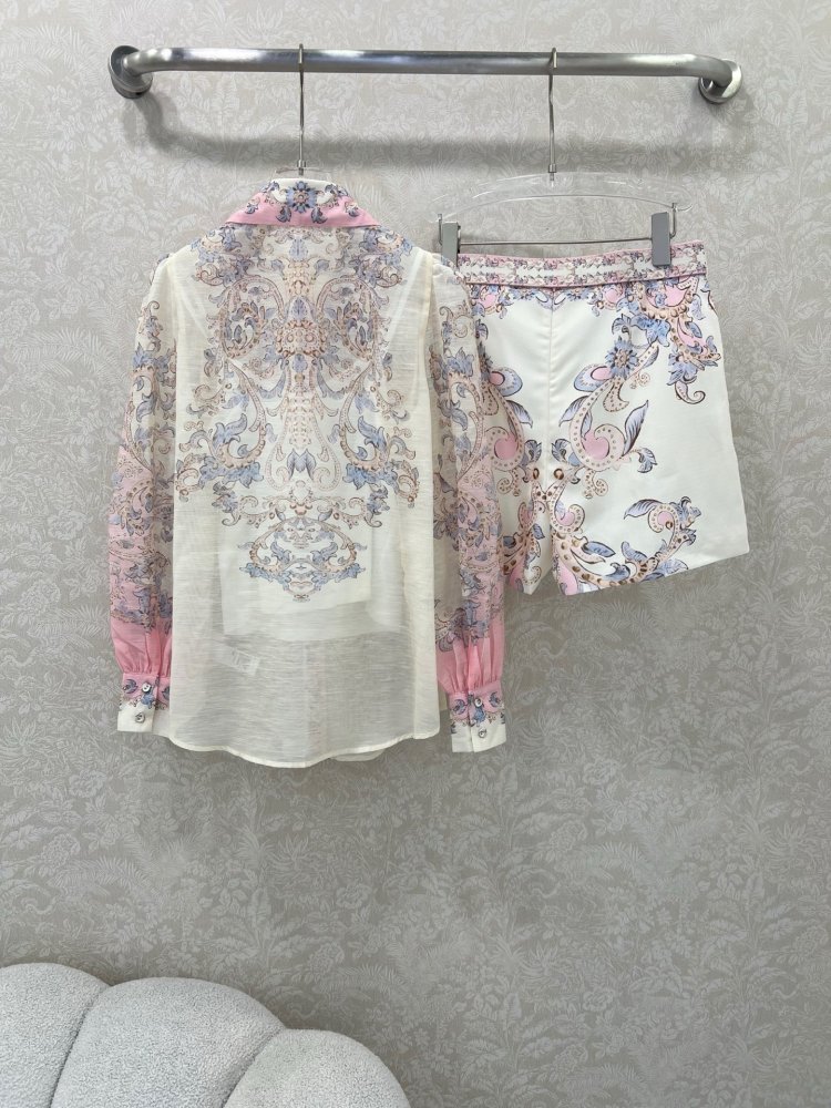 Costume female (linen shirt and shorts) фото 9