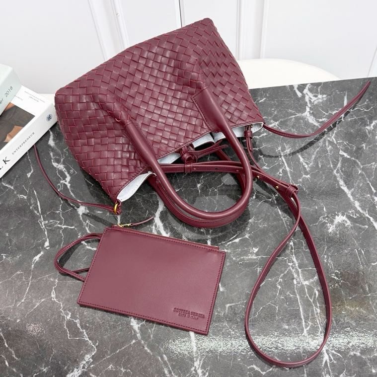 Кожаная двусторонняя сумка тоут Pinacoteca 24 см фото 2