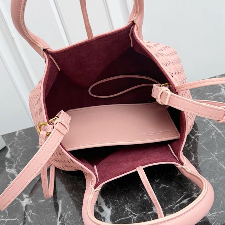 Кожаная двусторонняя сумка тоут Pinacoteca 24 см фото 3