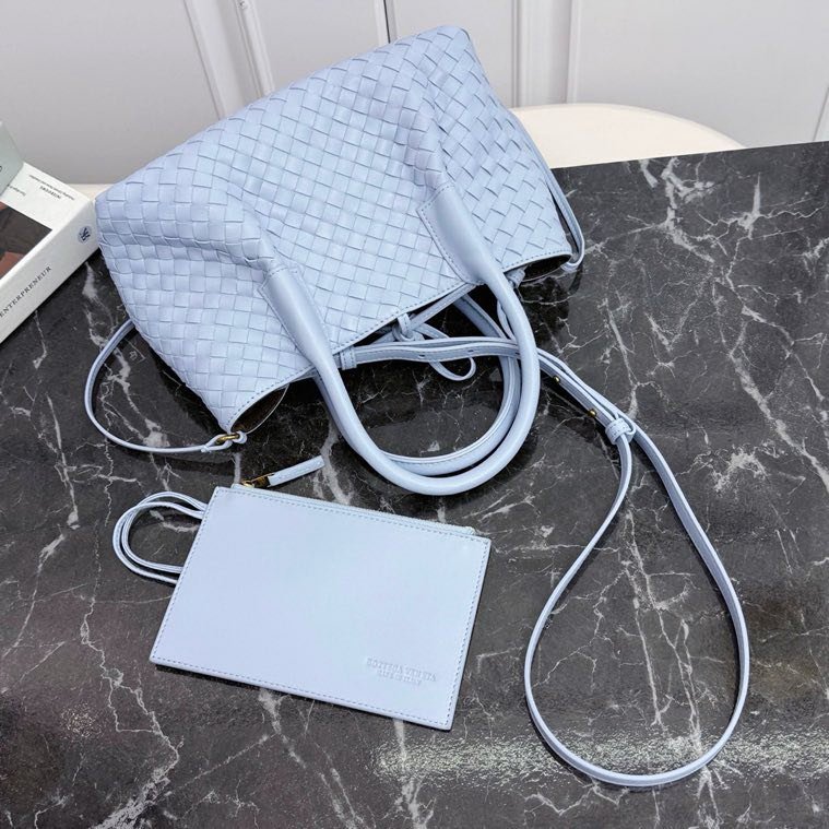 Кожаная двусторонняя сумка тоут Pinacoteca 24 см фото 3