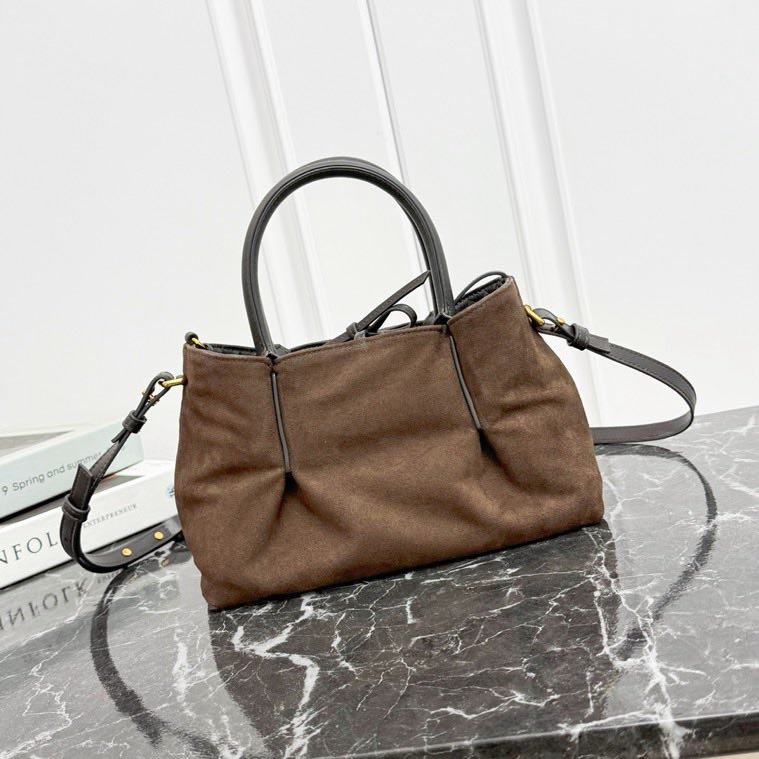 Кожаная двусторонняя сумка тоут Pinacoteca 24 см фото 3