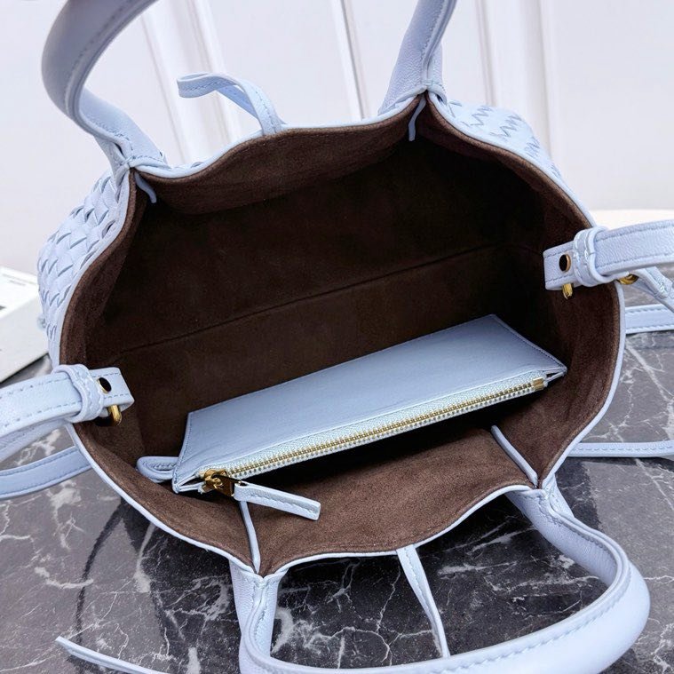 Кожаная двусторонняя сумка тоут Pinacoteca 24 см фото 4