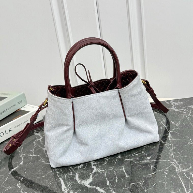 Кожаная двусторонняя сумка тоут Pinacoteca 24 см фото 4