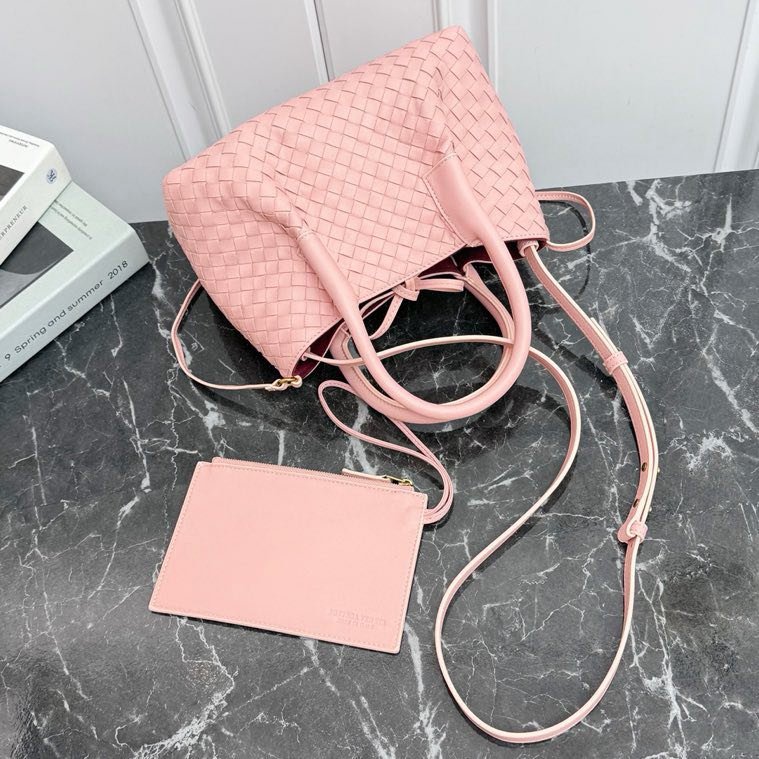 Кожаная двусторонняя сумка тоут Pinacoteca 24 см фото 5