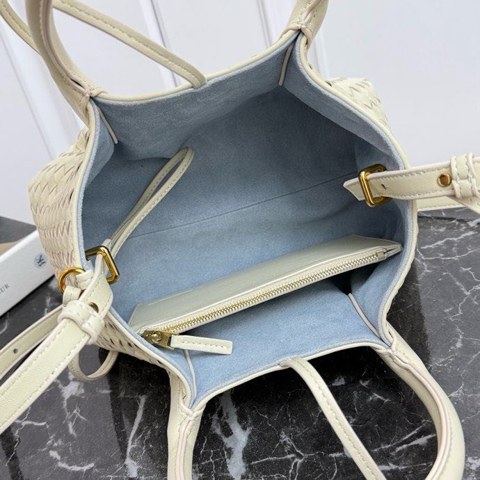 Кожаная двусторонняя сумка тоут Pinacoteca 24 см фото 5