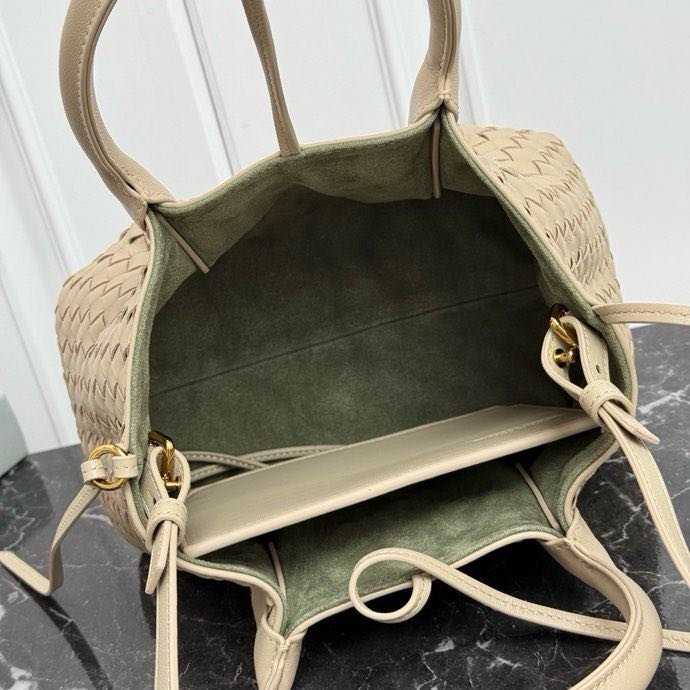 Кожаная двусторонняя сумка тоут Pinacoteca 24 см фото 5