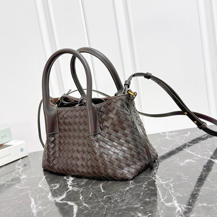 Кожаная двусторонняя сумка тоут Pinacoteca 24 см фото 6